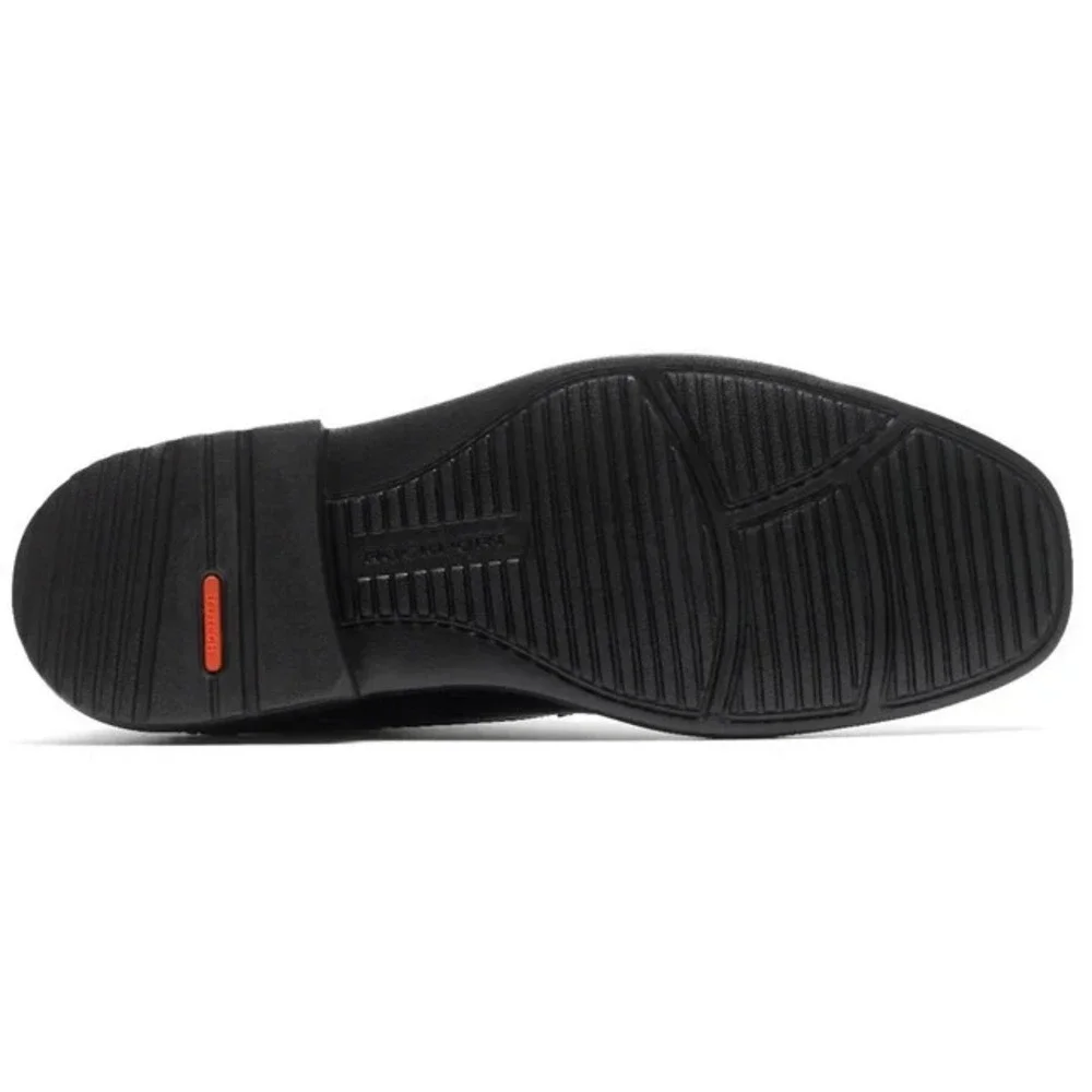 Rockport® (Men's‎ 8 M) Style Leader™ 2 Apron Toe Oxford in Black Leather - $130
